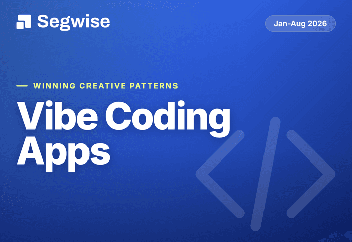 Winning Creative Patterns in AI Vibe Coding Apps (Jan-Aug 2026) report cover