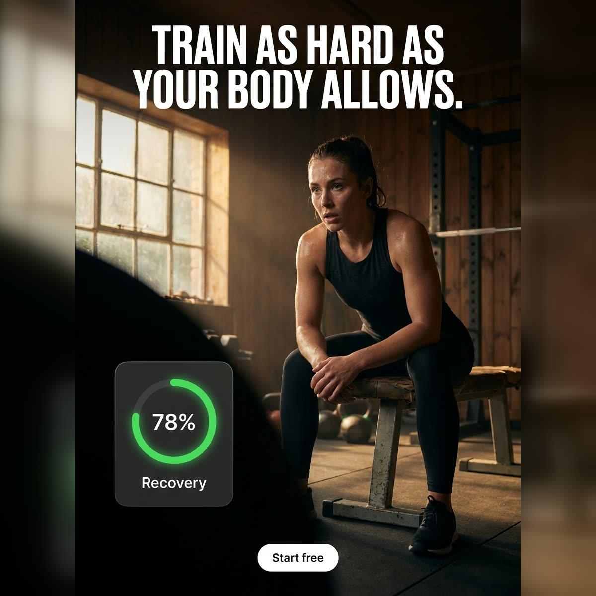 Recovery ring on the "train harder" hook