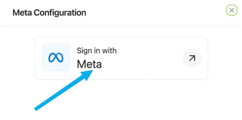 Meta Step 1: Sign in with Meta screenshot 2