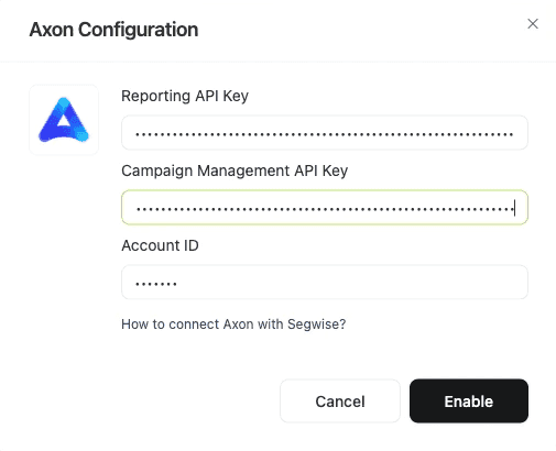 AppLovin Step 3: Enter API Key screenshot 1