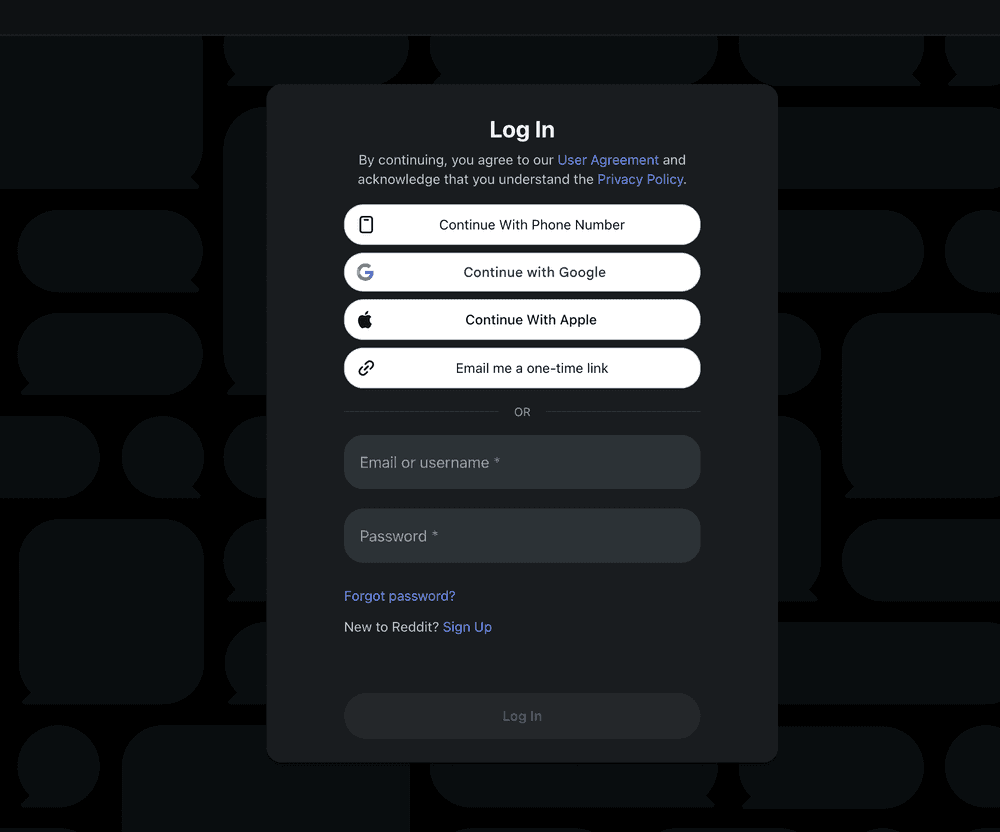 Reddit Step 2: Login to your Reddit Account screenshot 1