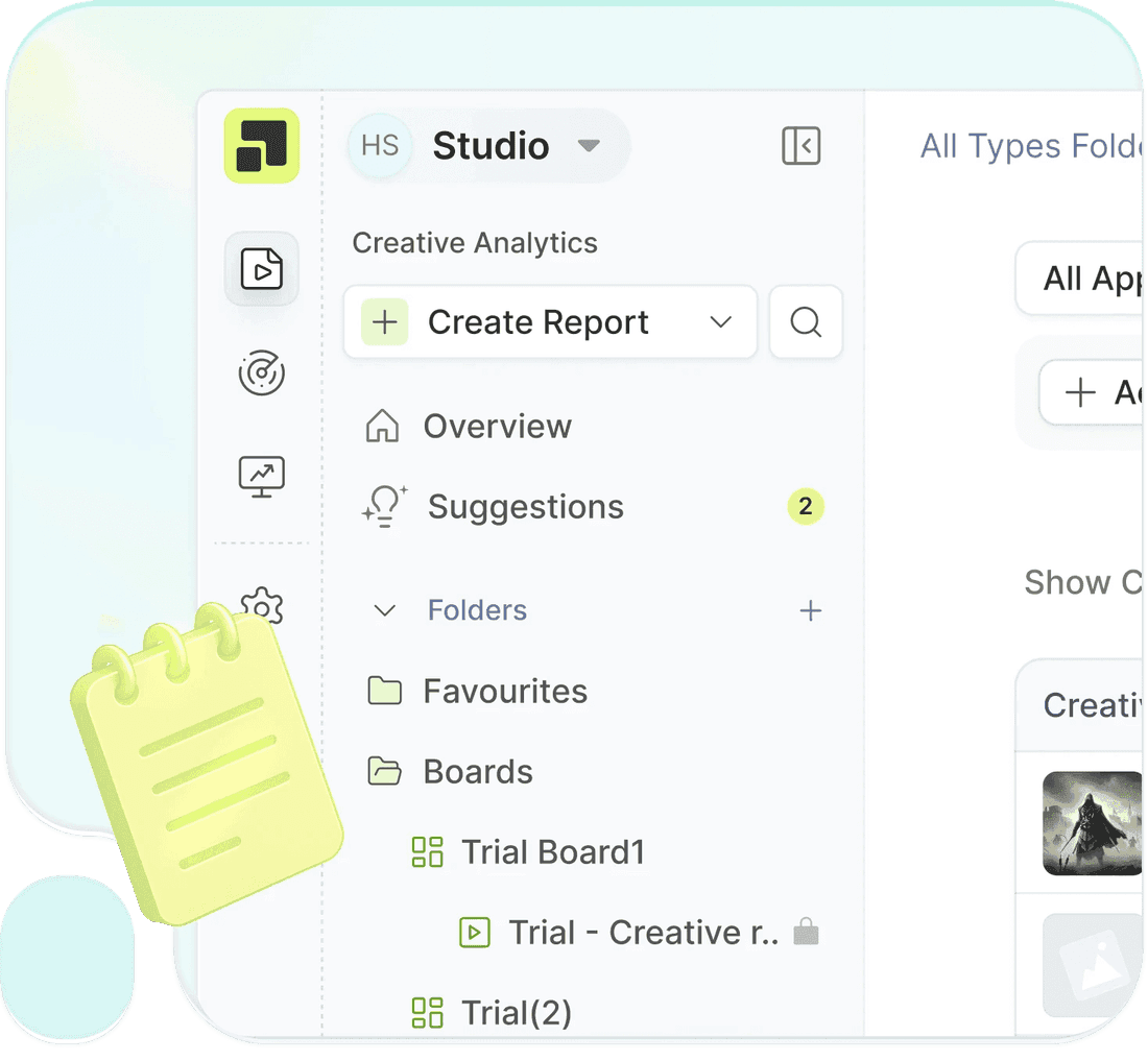 Multi-client portfolio overview in Segwise Studio View