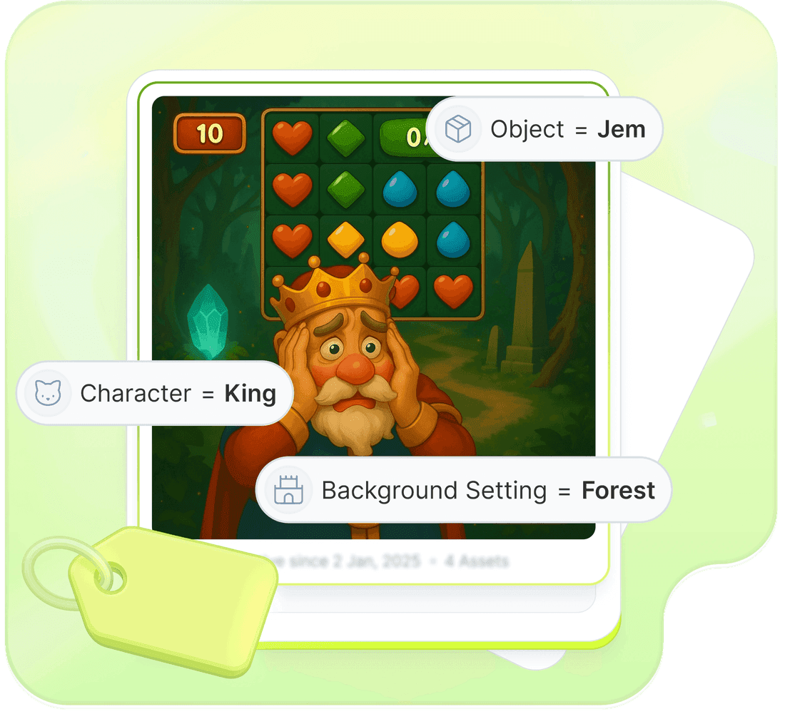 Segwise automatically tagging mobile game ad creatives