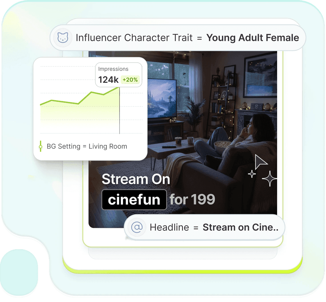 Creative messaging mapped to subscriber quality in Segwise