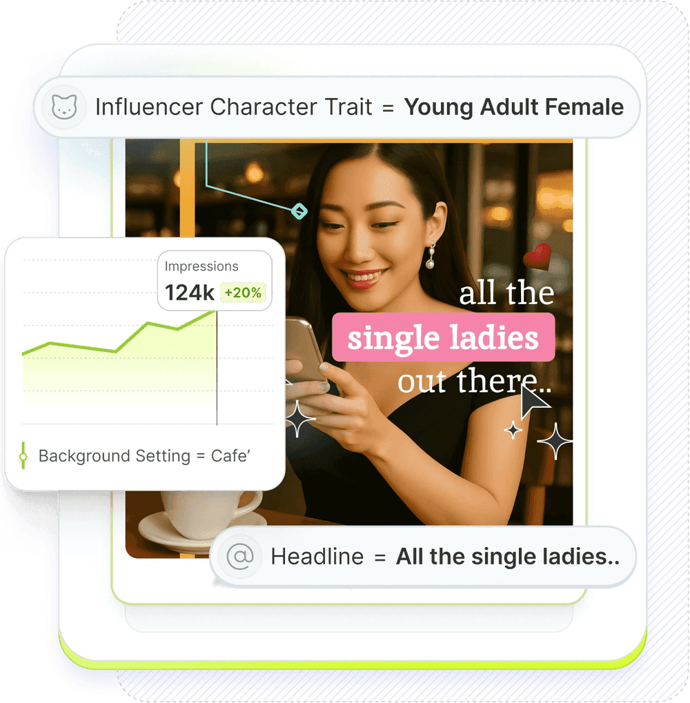 Segwise creative analytics dashboard for a subscription app
